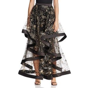 Zendaya x AQUA Glitter Star Maxi Skirt - M